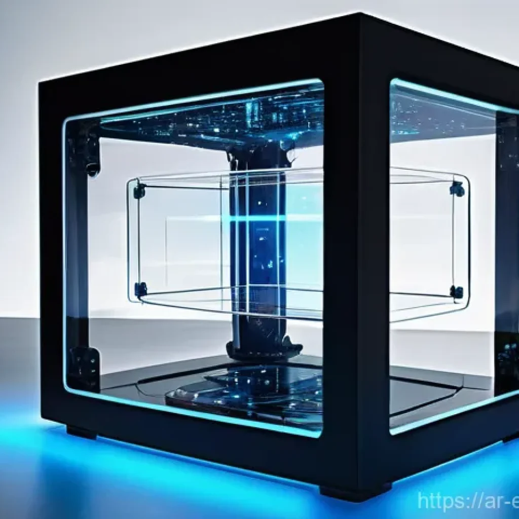 설명 가능한 AI의 혁신적 접근법 - **Prompt:** A conceptual, futuristic illustration depicting a massive, opaque 'black box' AI system ...